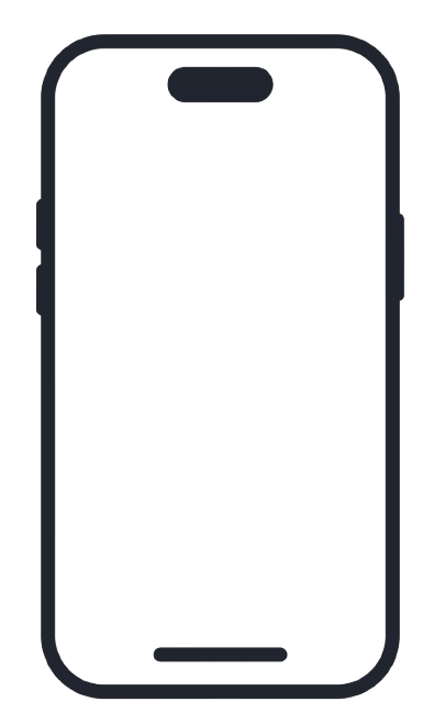 iPhone with app